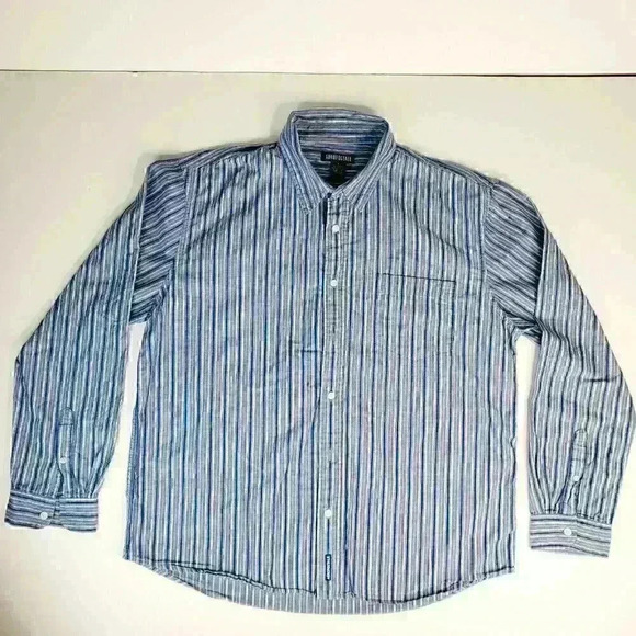 Aeropostale Dress Shirt Men's Size L Cotton Button - Picture 4 of 9